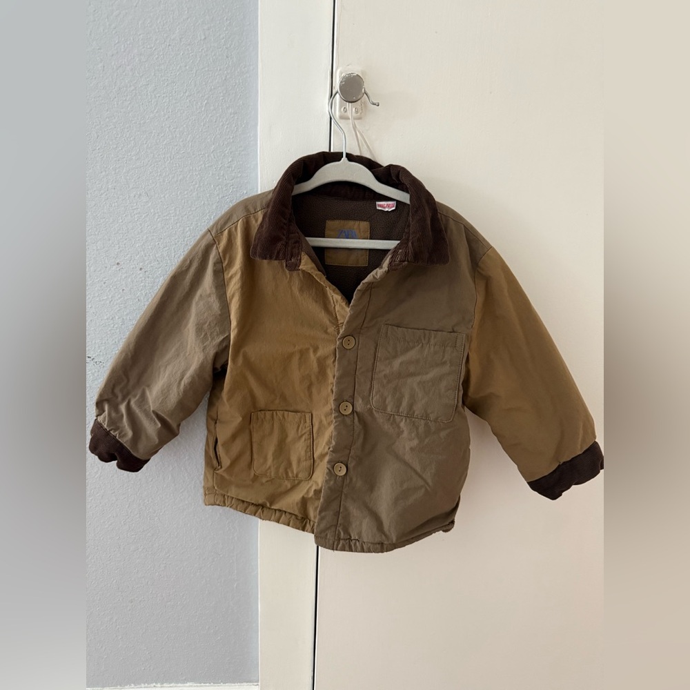 Zara toddler boys button up jacket. Size 2-3. Great condition